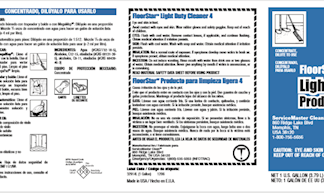 Label RTU - FS Lt Duty Cleaner 4 RTU