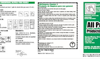 Label RTU - All-Purpose Cleaner 2 RTU