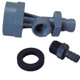 Eductor W/Hose Barb-Streamline