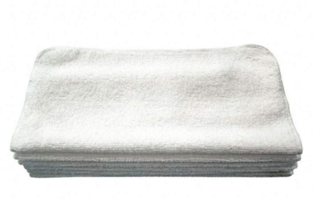 MicroFiber Cloths,White, Pk/12