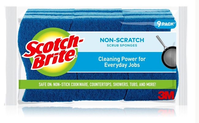 Scotch-Brite Blue Non-Scratch Scrub Sponges