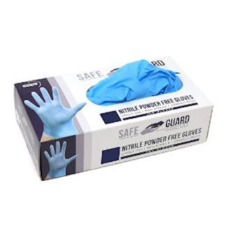 Disposable Gloves Nitrile PF Small, 50 Per Box