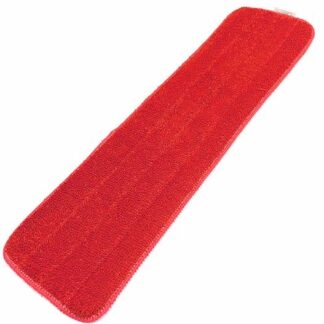 Red Open Weave Flat Mop - 18"