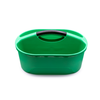 Green Merry Maids Plastic Tote Tray