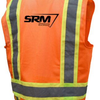 SRM Logo Safety Vest - Size 4XL, Orange Each