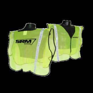 SRM Logo Lime Green Class 2 Safety Vest - One Size Fits All Each