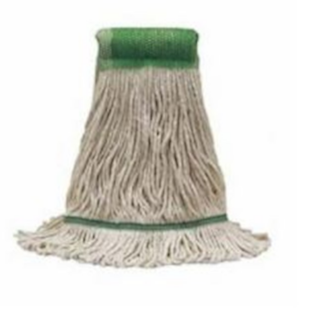 LARGE COTTON Blend LOOPED-END Wet Mop 5" BAND