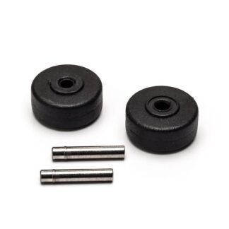 ProTeam Replacement front wheel, 2 wheels/axle for Wessle werks Power Nozzle