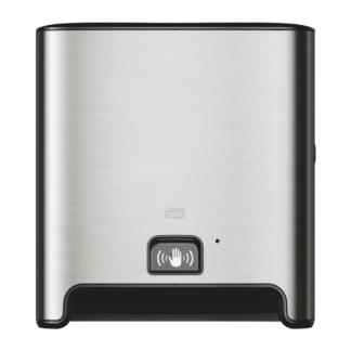 Tork Matic Hand Towel Roll Dispenser with Intuition Sensor Stainless Steel H1, One-at-a-Time Dispensing, Image Range, 461202