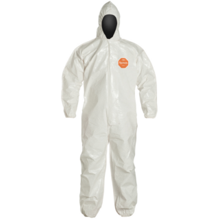 DuPont, Coveralls, Tychem, Size 4XL, 12 Per Case