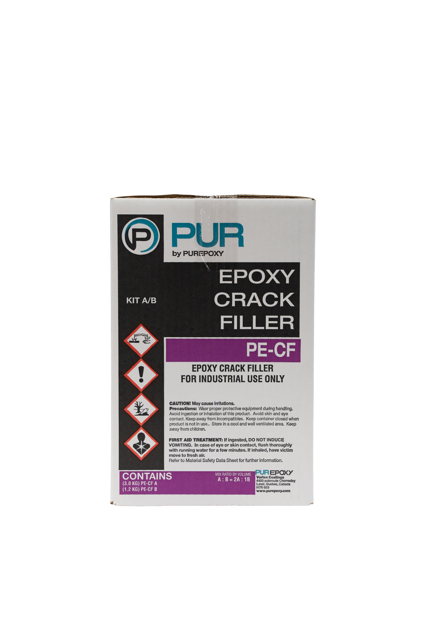 PurEpoxy, Pe-cf-kit Crack Filler Epoxy Regular 8 Hours