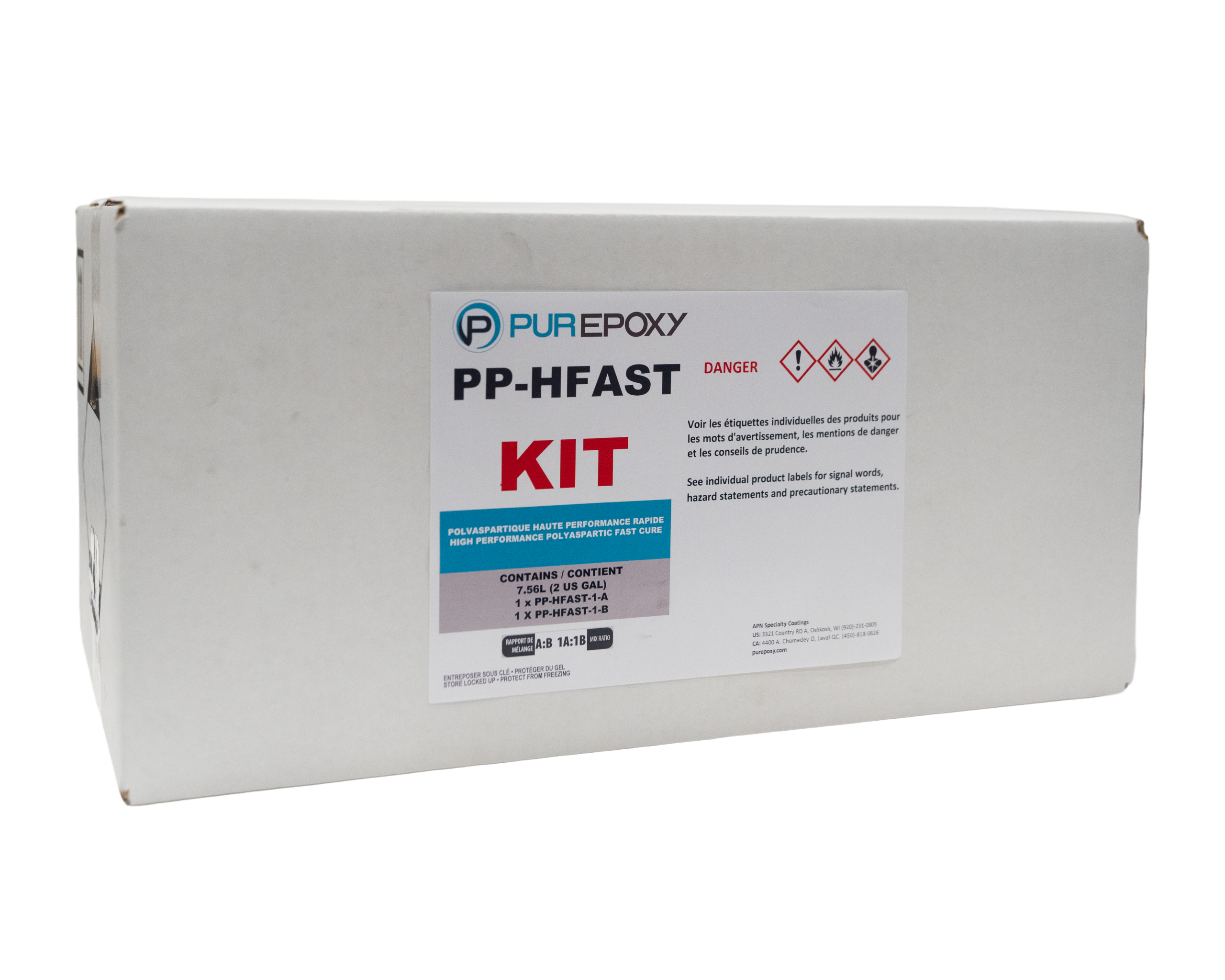 PurEpoxy, Pp-hfast Fast Cure Polyaspartic 2 Gal