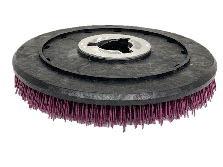 Better Brush Products 17" Heavy Duty Stripping - 46 Grit w/1" Riser & Clutch Plate