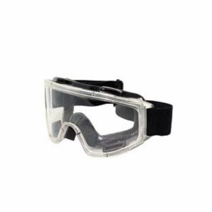 Aegis Over-the-Glasses Safety Goggles with Wide Elastic Headband, Clear Frame, Clear Lens