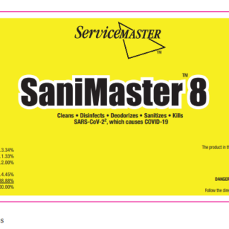 SaniMaster 8 Label