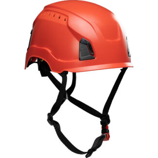 Vented, Industrial Climbing Helmet with Mips® Technology, ABS Shell, EPS Foam Impact Liner, HDPE Suspension, Wheel Ratchet Adjustment and 4-Point Chin Strap