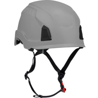 Industrial Climbing Helmet with Mips® Technology, ABS Shell, EPS Foam Impact Liner, HDPE Suspension, Wheel Ratchet Adjustment and 4-Point Chin Strap