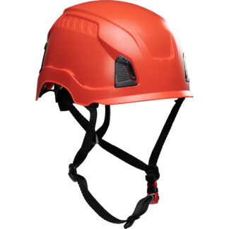 Industrial Climbing Helmet with Mips® Technology, ABS Shell, EPS Foam Impact Liner, HDPE Suspension, Wheel Ratchet Adjustment and 4-Point Chin Strap