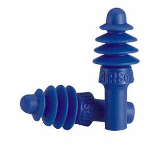Honeywell Earplugs, Howard Leight As-30R, Corded, 4-Flange Shape, 50 Per Box