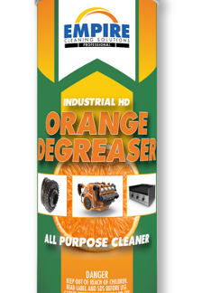 Empire Cleaning Solutions Industrial HD Orange Degreaser, Aerosol Can, 12 Per Case