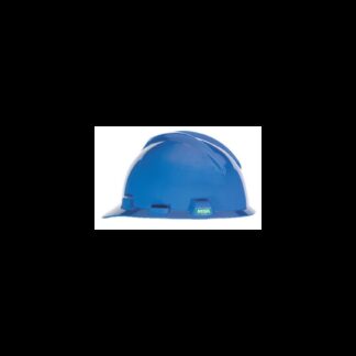MSA Hard Cap, V-Gard Hard Cap, Fas-Trac Ratchet Suspension, Blue