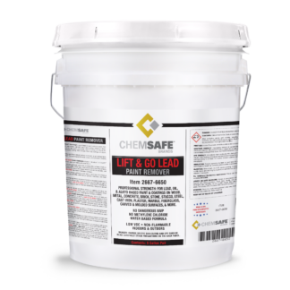 ChemSafe Lift & Go Lead Paint Remover, 5 Gallons, With Neutralizer and pH Test