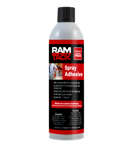 Ram-Tack Spray Adhesive, 12 Oz. Can, 12 Cans Per Case