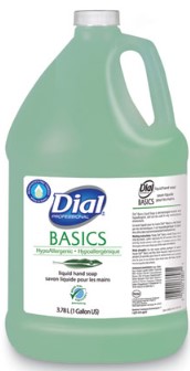 Dial Basics Liquid Hand Soap, Honeysuckle, 4/1 Gallon