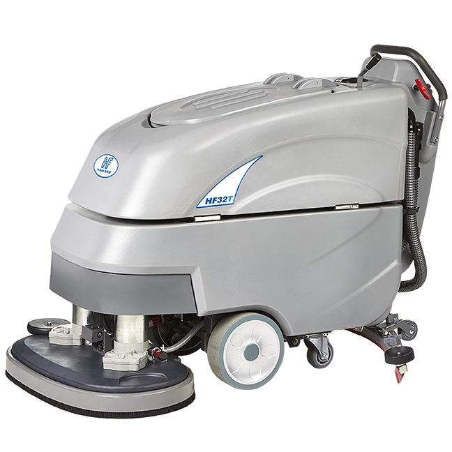 Hydro-Force 32" Dual-Head Walk Behind Floor Scrubber