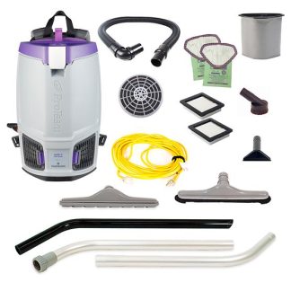 GOFIT 6  (107703), 6qt. BACKPACK VACUUM w/ REMEDIATION TOOLKIT (107466)