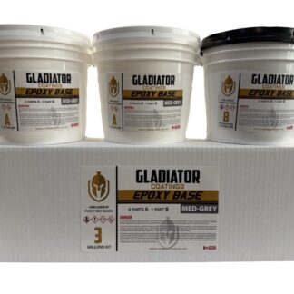 Gladiator 3 Gal Epoxy Base Gray