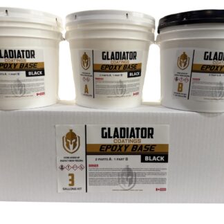 Gladiator 3 Gal Epoxy Base Black