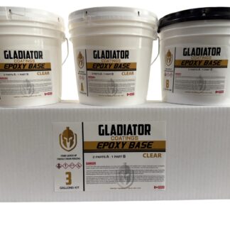 New Gladiator Clear Epoxy 100% Solid 3 Gal