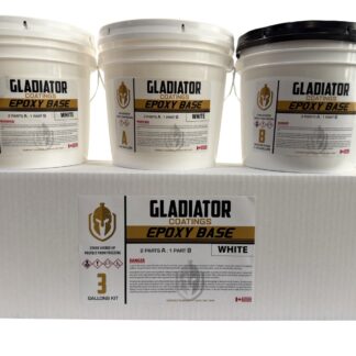 Gladiator 3 Gal Epoxy Base White