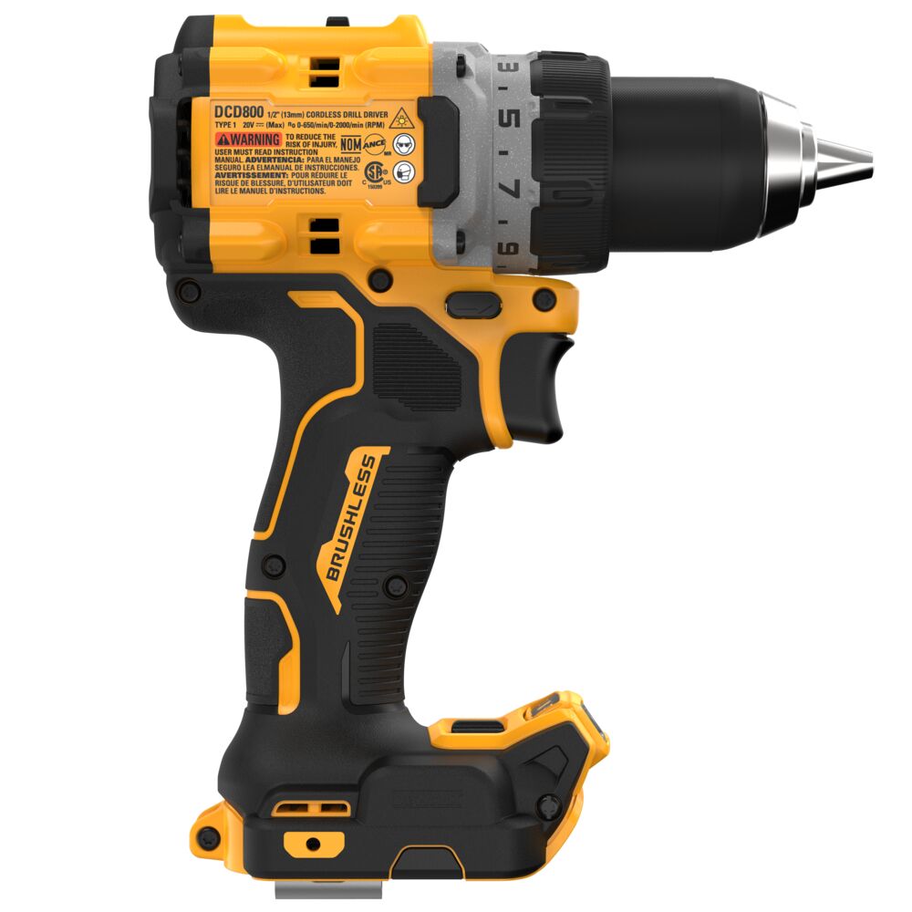 DeWalt 20v Max Xr Brushless Cordless 1/2 In. Drill/driver (Tool Only) Dcd800b