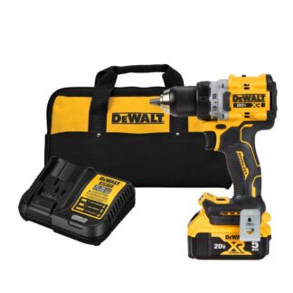 DeWalt 20v Max Xr Brushless Cordless 1/2 In. Drill/driver Kit W/ 5ah Battery Dcd800p1
