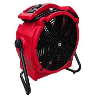 SS Axial Fan, Single Speed, Red