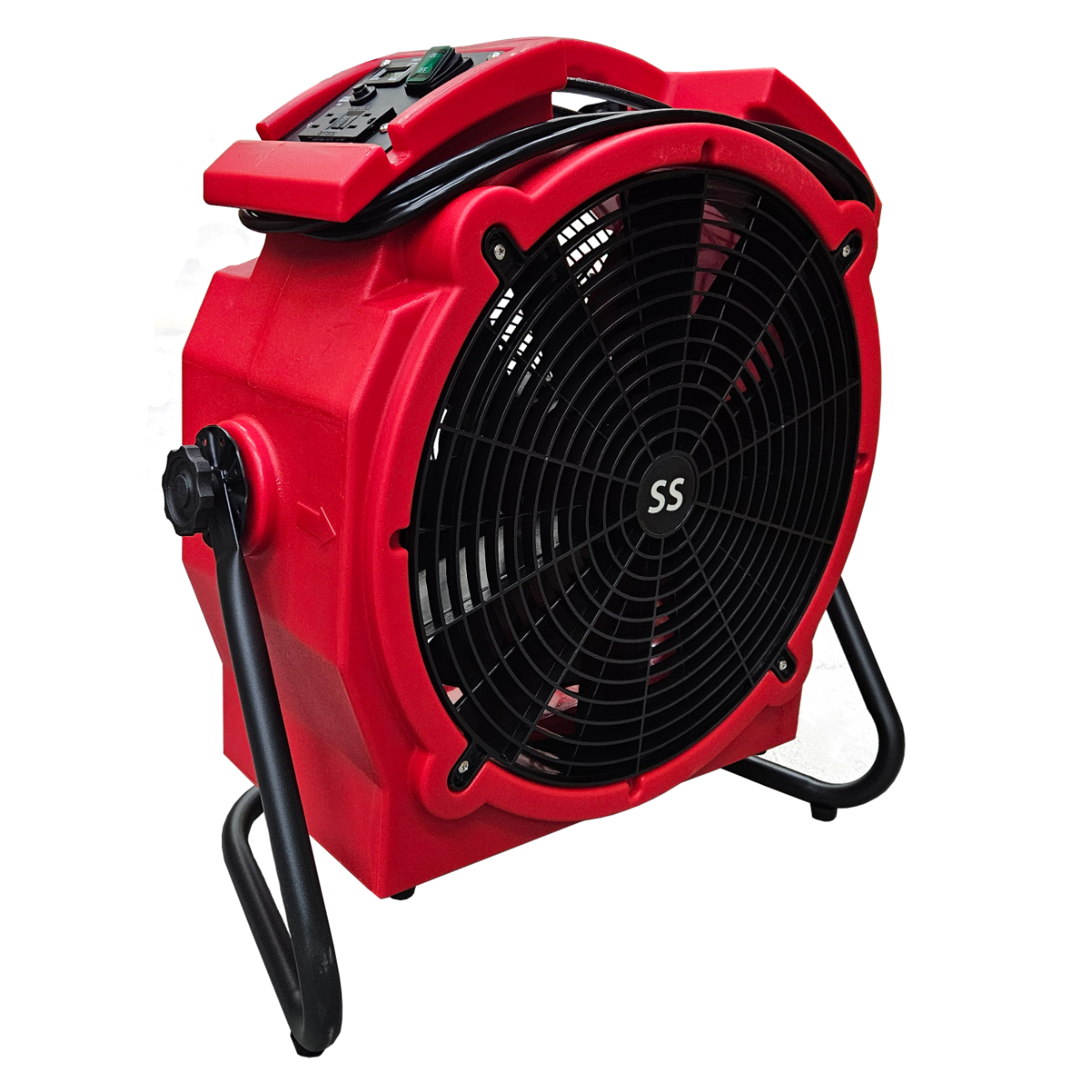 SS Axial Fan, Single Speed, Red