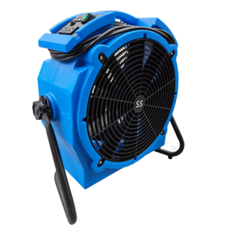 SS Axial Fan, Single Speed, Blue