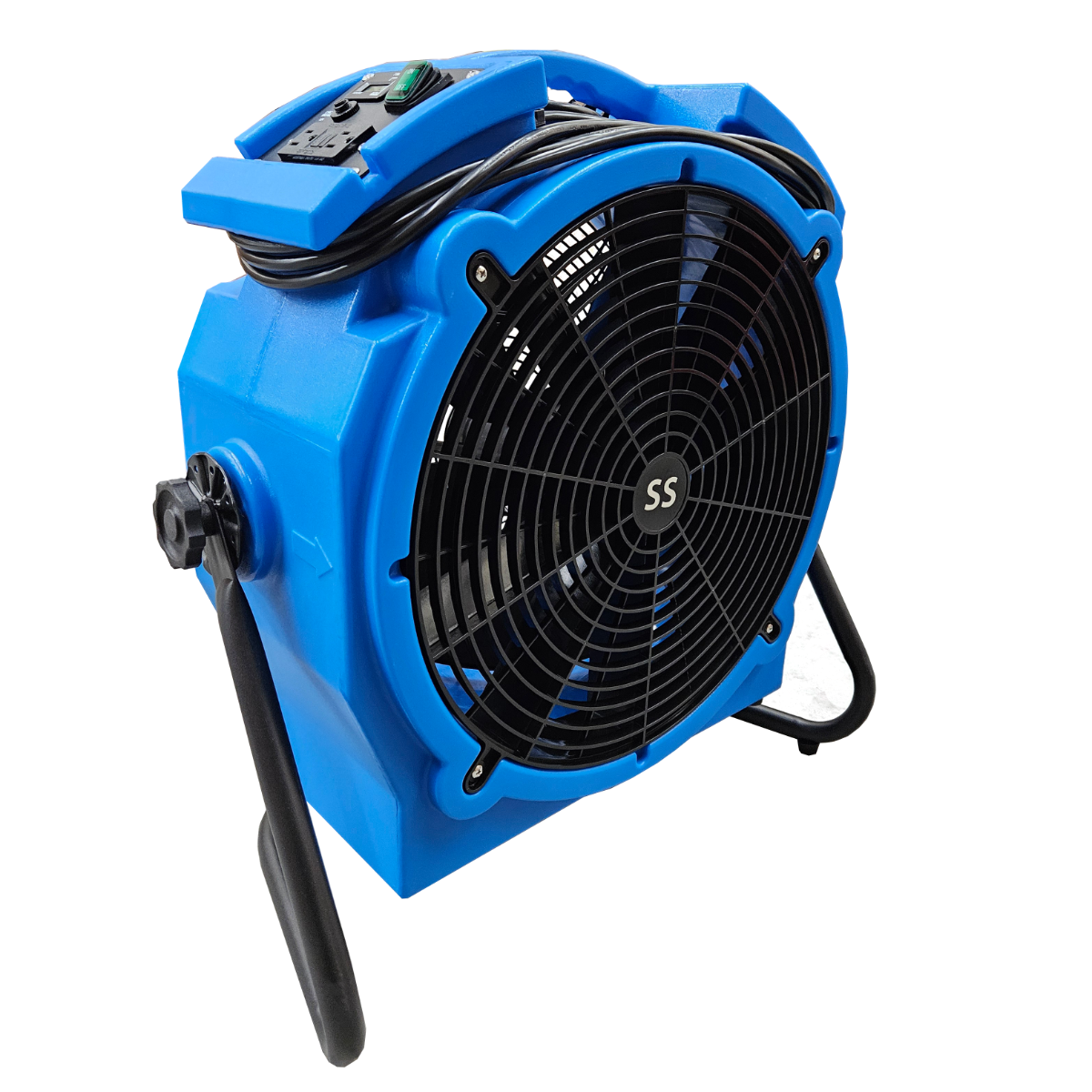 SS Axial Fan, Single Speed, Blue