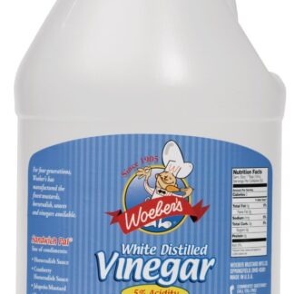 Woeber's White Vinegar, 1 Gallon Bottles, 4 Bottles Per Case