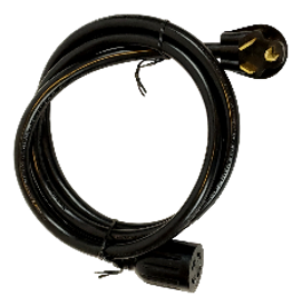 ASD TB-04 Turtle+ 3-Prong Dryer Cord, 8', 50 Amp, Each