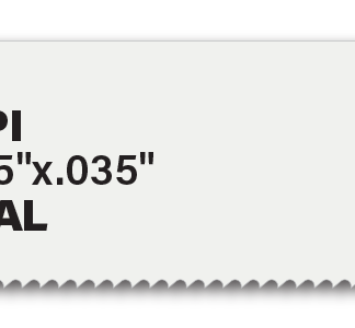 CrocForce Recip Blade, 6" x .75" x .035", 18 Teeth Per Inch