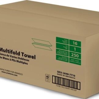 Mosaic Multifold Towels, White