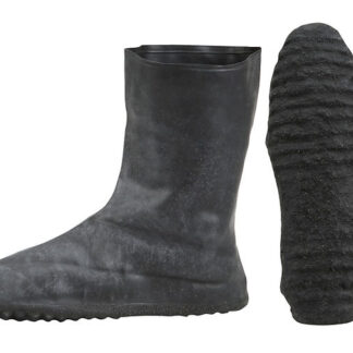 Black Tactical Heavy Gauge Latex Boot Covers, Size L
