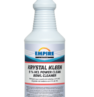 ECS Krystal Kleen 9% HCL PowerClean Bowl Cleaner, Quart