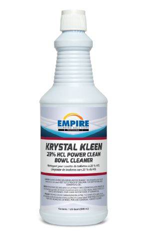 ECS Krystal Kleen 23% HCL PowerClean Bowl Cleaner, Quart