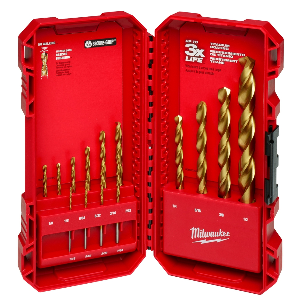Milwaukee Thunderbolt Titanium Drill Bit Set-14pc