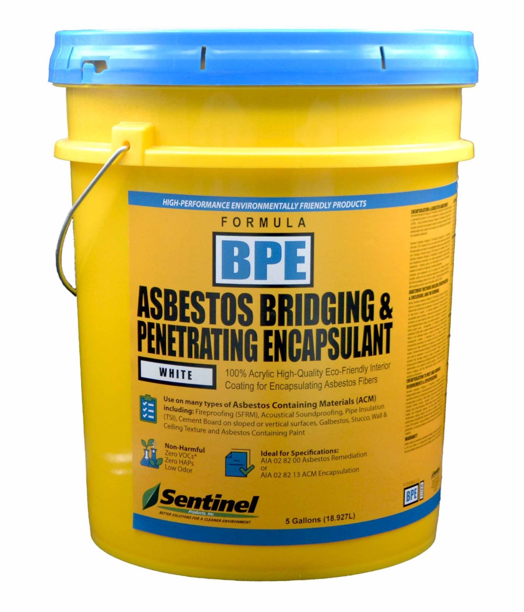 Sentinel Asbestos Bridging & Penetrating Encapsulant, 5 Gallon Pail