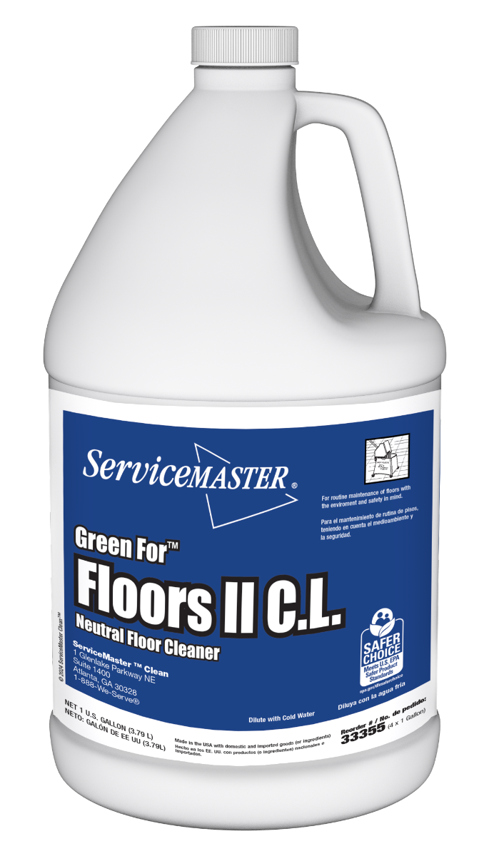 Green For Floors II CL Neutral Floor Cleaner, 4 Gallons Per Case